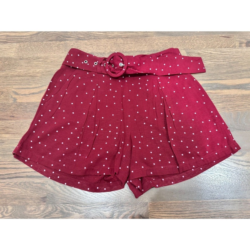 Moon River Pleated Belted Short Size S - Picture 5 of 10